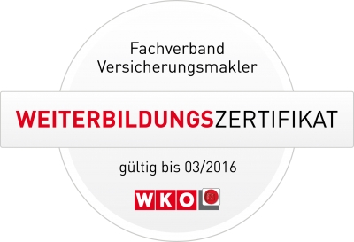 Weiterbildungszertifikat der Wirtschaftskammer Österreich für Keferböck &amp; Partner GmbH