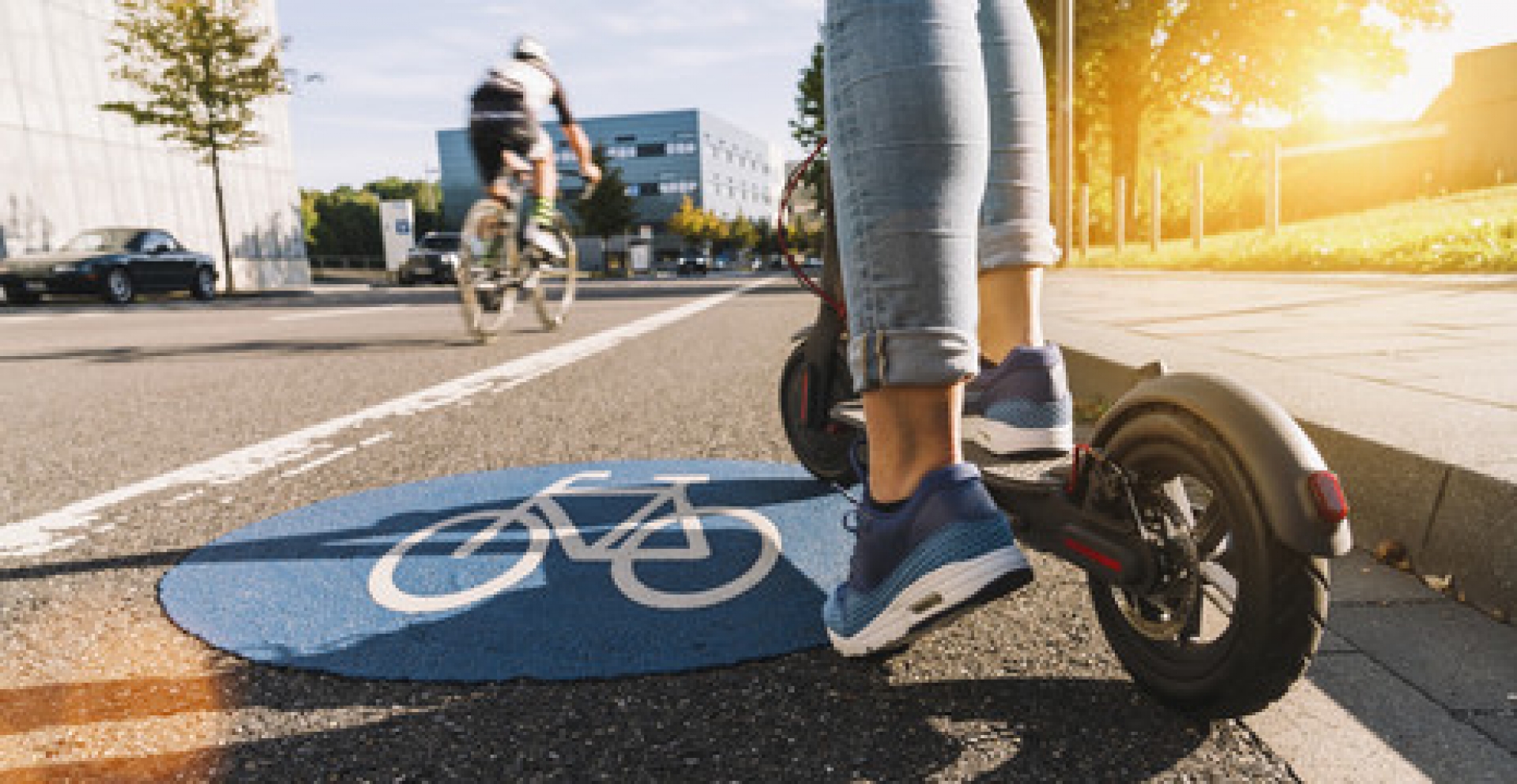 Fahren mit E-Roller